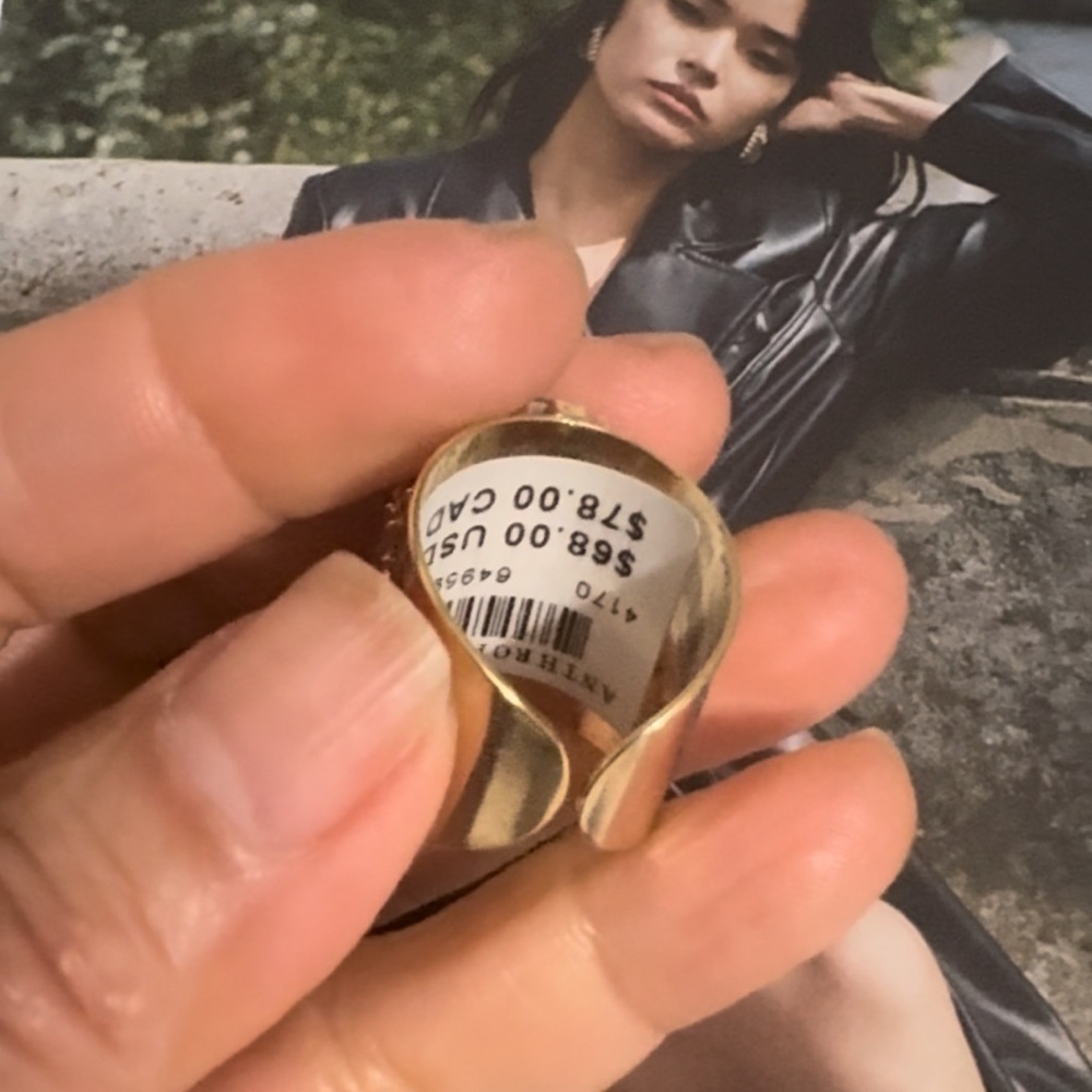 New - Anthropologie statement ring - Picture 4 of 6